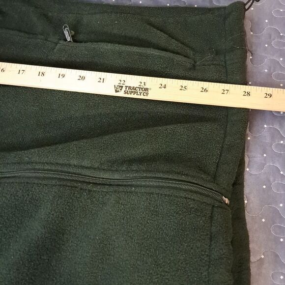 Columbia Dark Green Fleece Jacket size XL - Picture 6 of 6